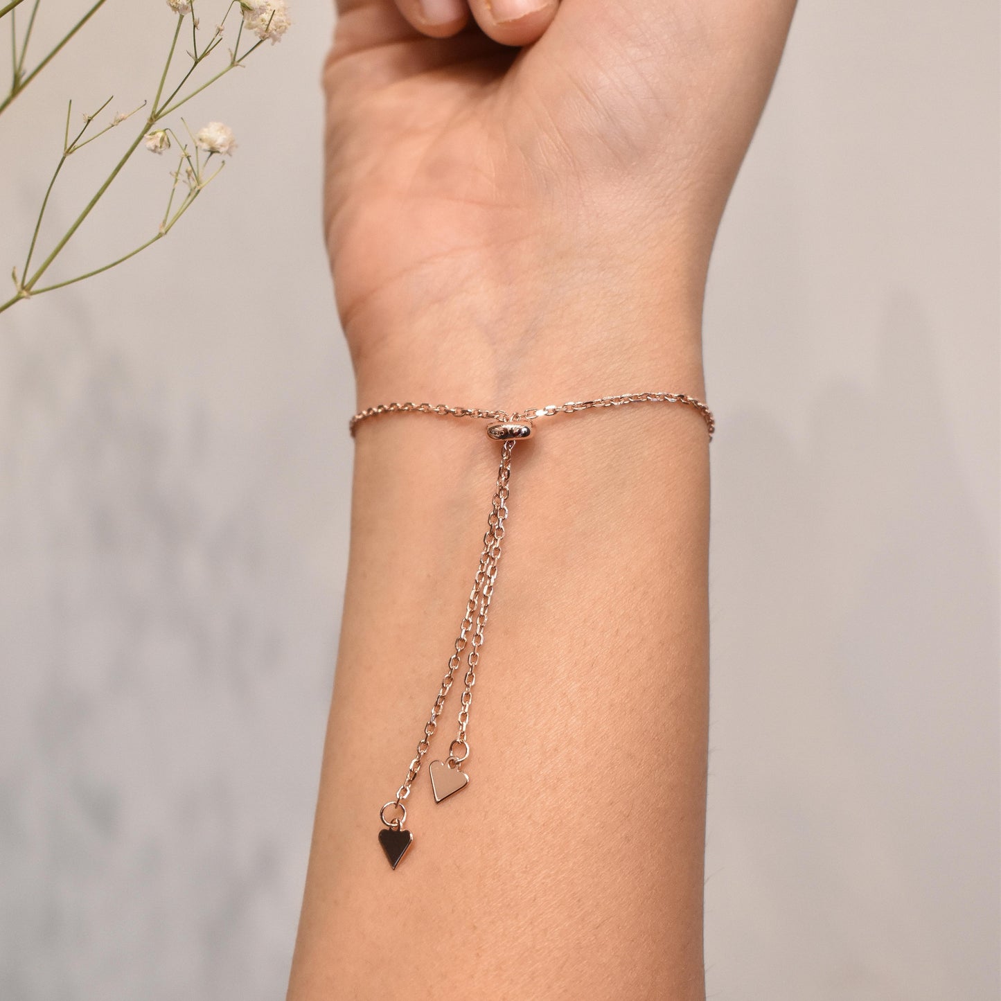 Big Flower Dual Color Adjustable Bracelet
