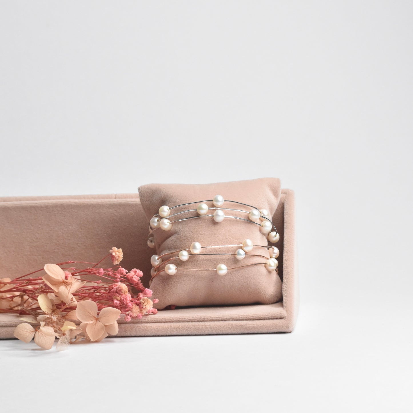 3 Line Pearl Bracelet