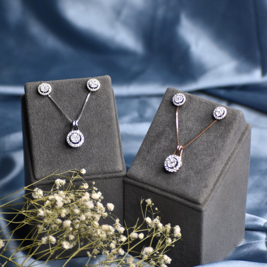 Celestial Solitaire pendant set