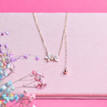Little Flower Rosegold Pendant Chain