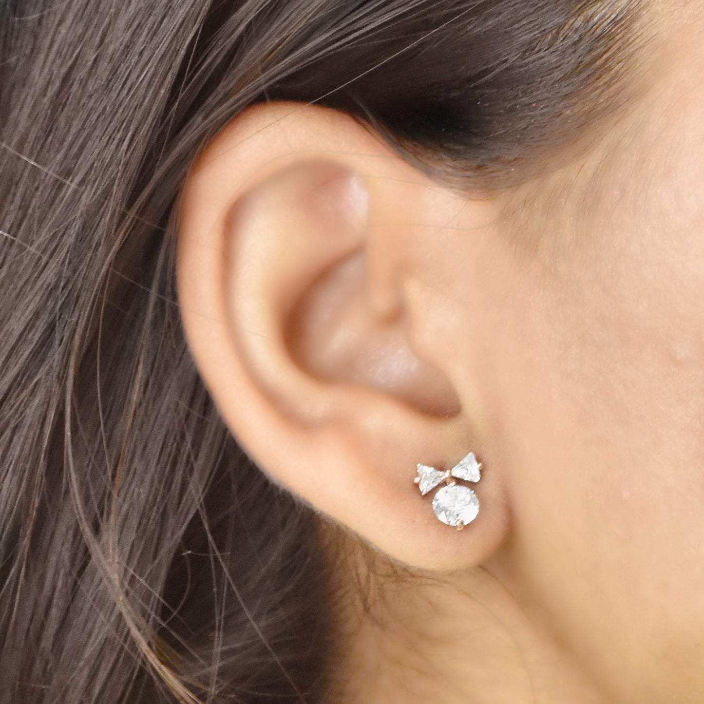 Timeless Rose Gold Stud Earrings