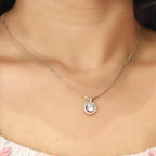 Dazzling solitaire Pendant Set