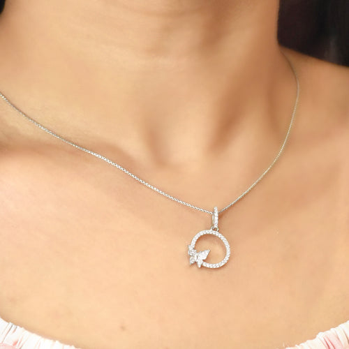 Butterfly's Embrace Pendant Set