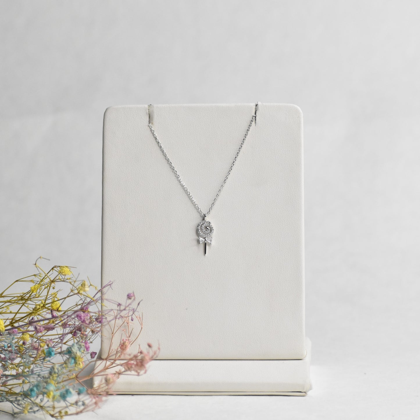 Candy Silver Pendant Chain