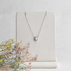 Classic Pearl Silver Pendant chain