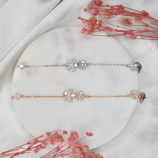 Rosy Charm Bracelet