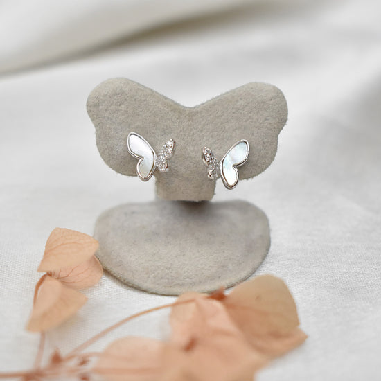 MOP Butterfly Earrings