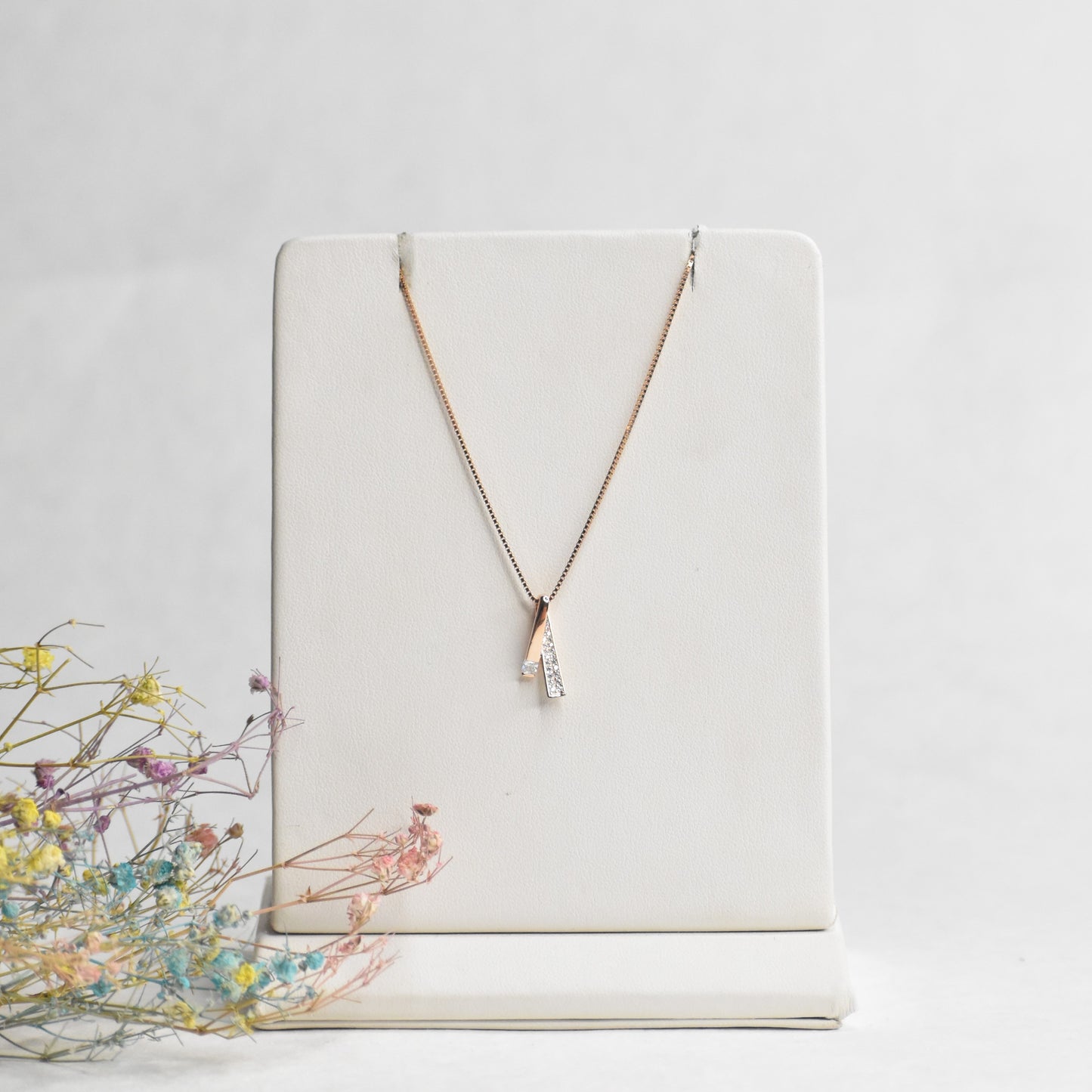 Bow Rosegold Pendant Chain