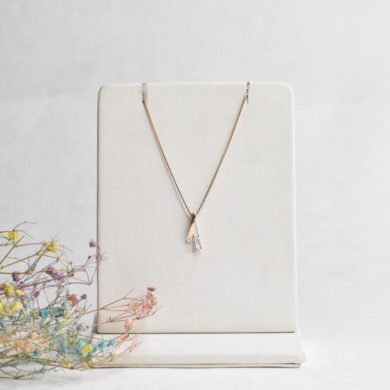 Bow Rosegold Pendant Chain