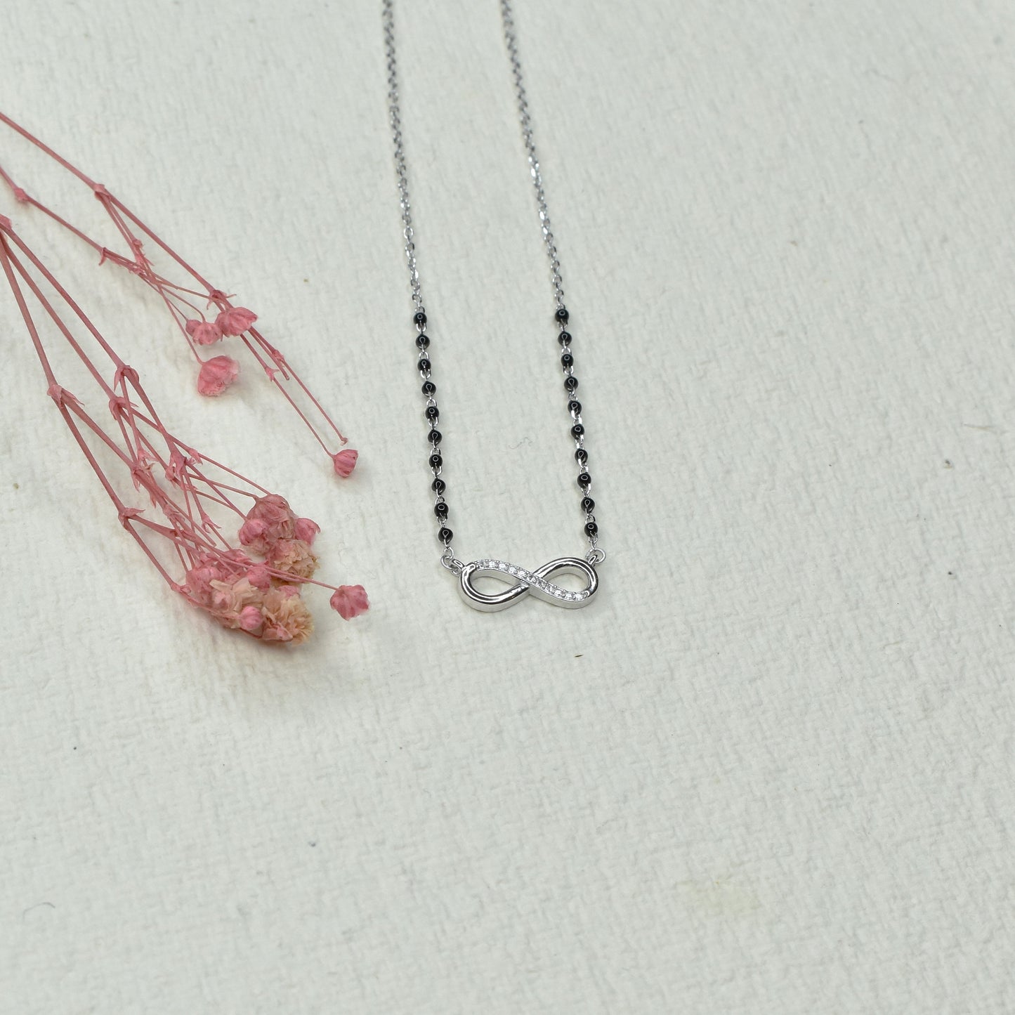 Infinity Mangalsutra Pendant Set