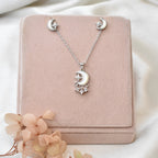 MOP Moon Pendant Set