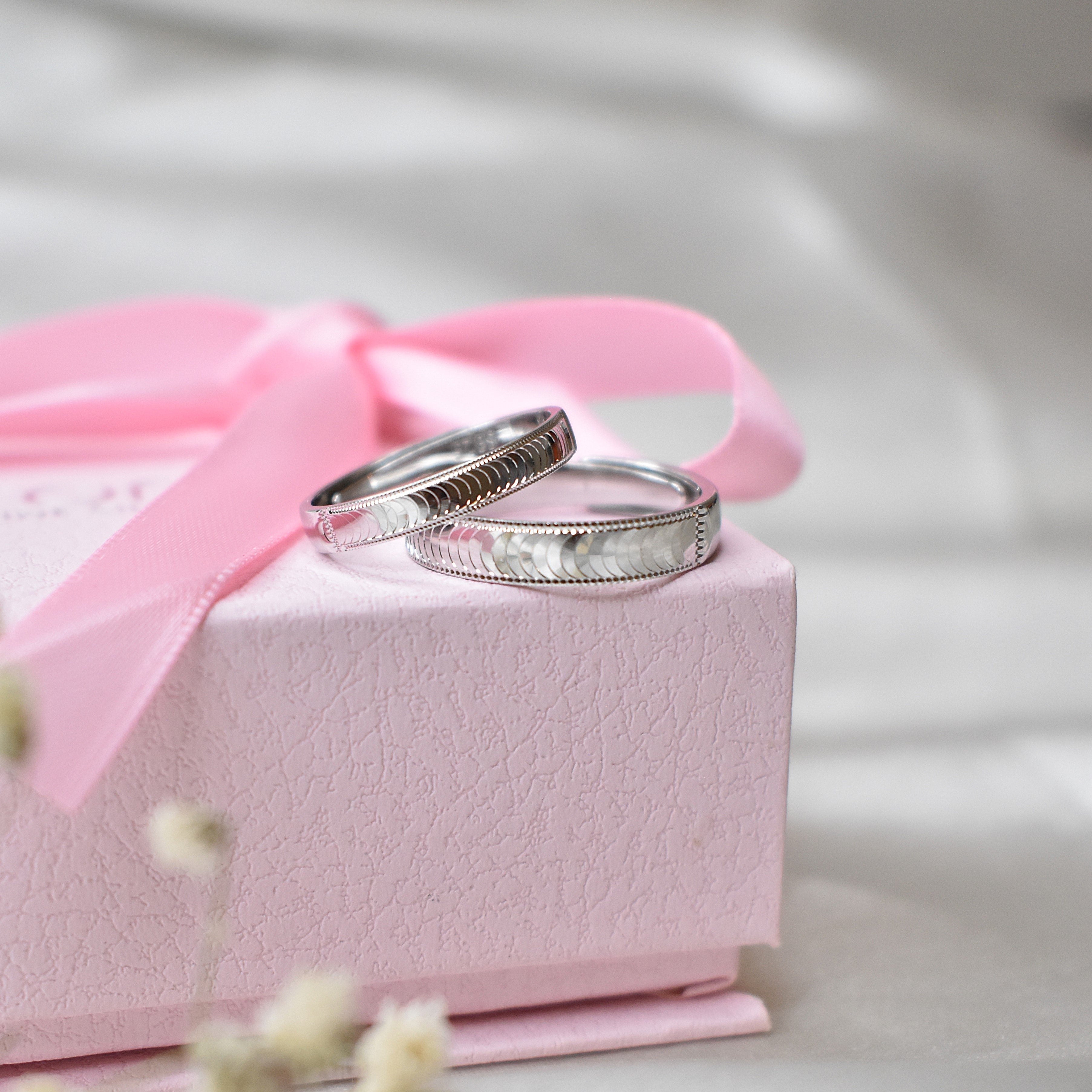 Texture Couple Rings