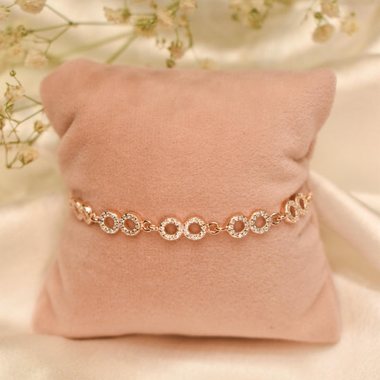 Ravishing Rosegold Chain Bracelet