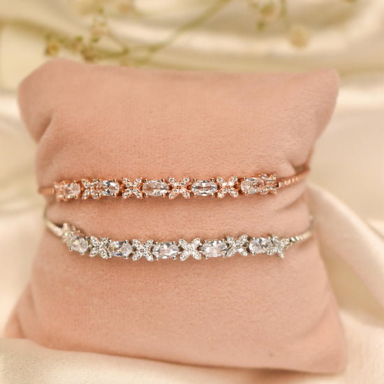 Elegant Dual Color Chain Bracelet