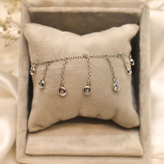 Cute Charms Silver Bracelets