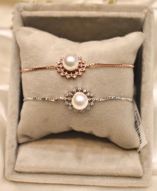 Pearl Dual Color Adjustable Bracelet