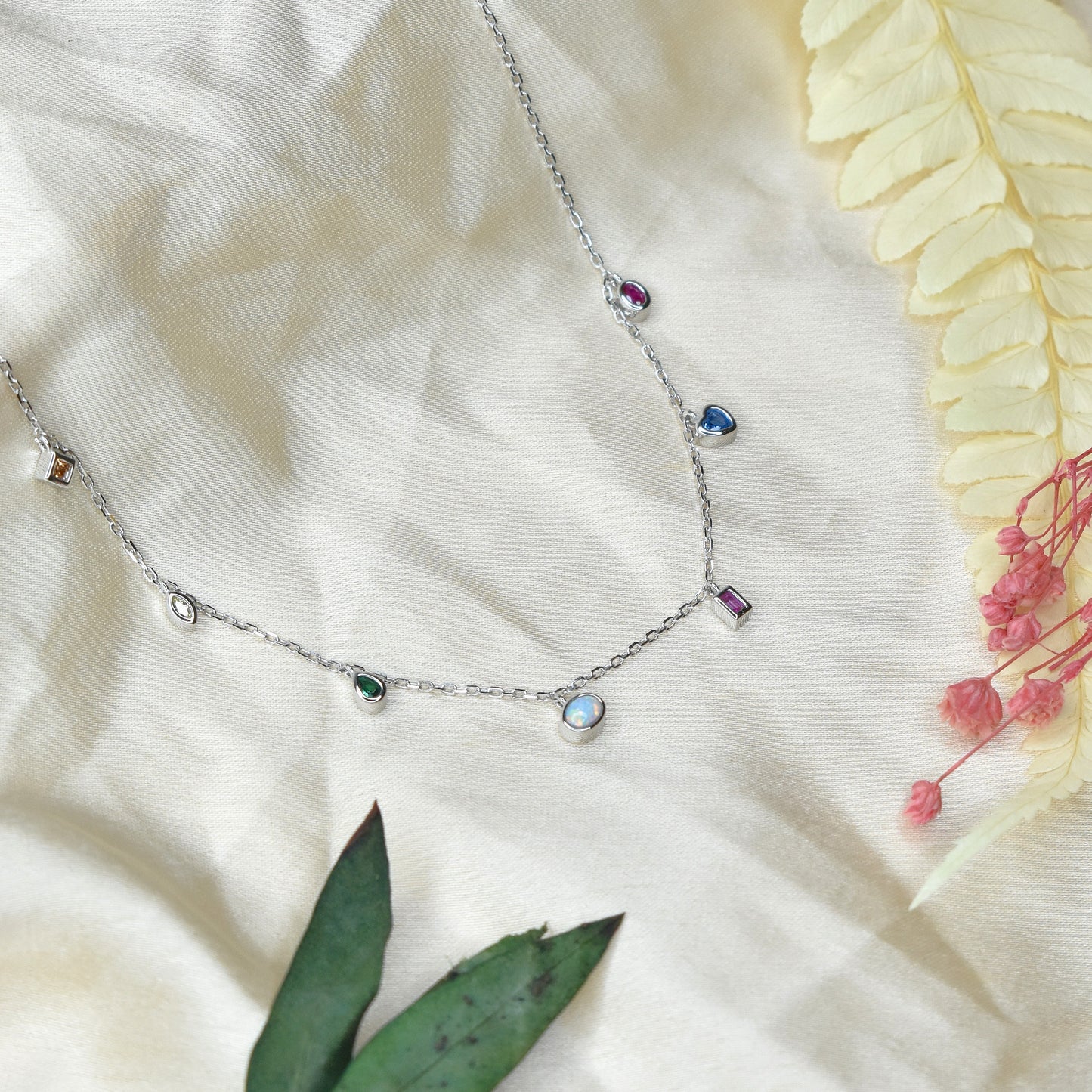 Gem Charm Necklace