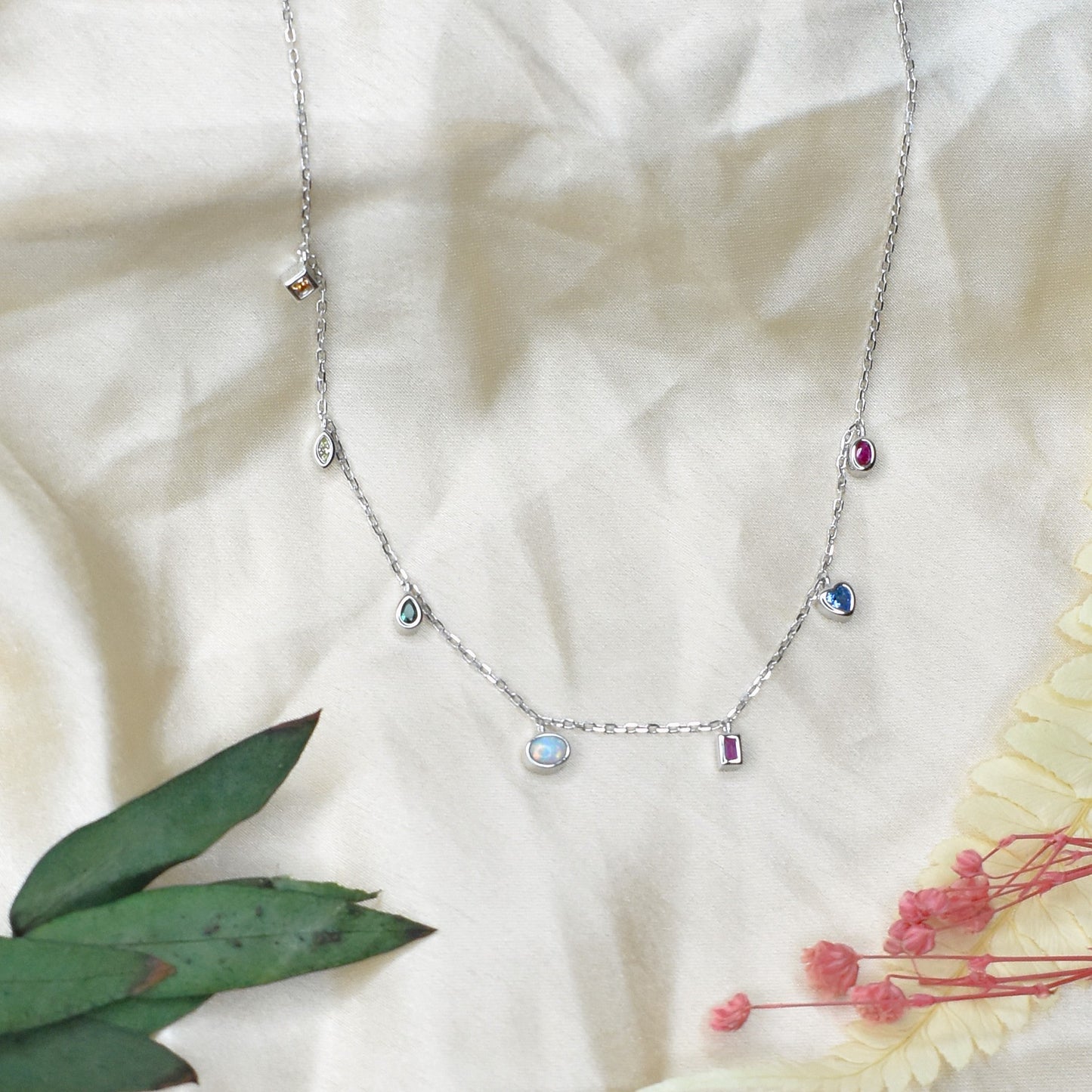 Gem Charm Necklace