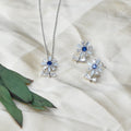 MOP Flower Pendant Set