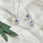 MOP Flower Pendant Set
