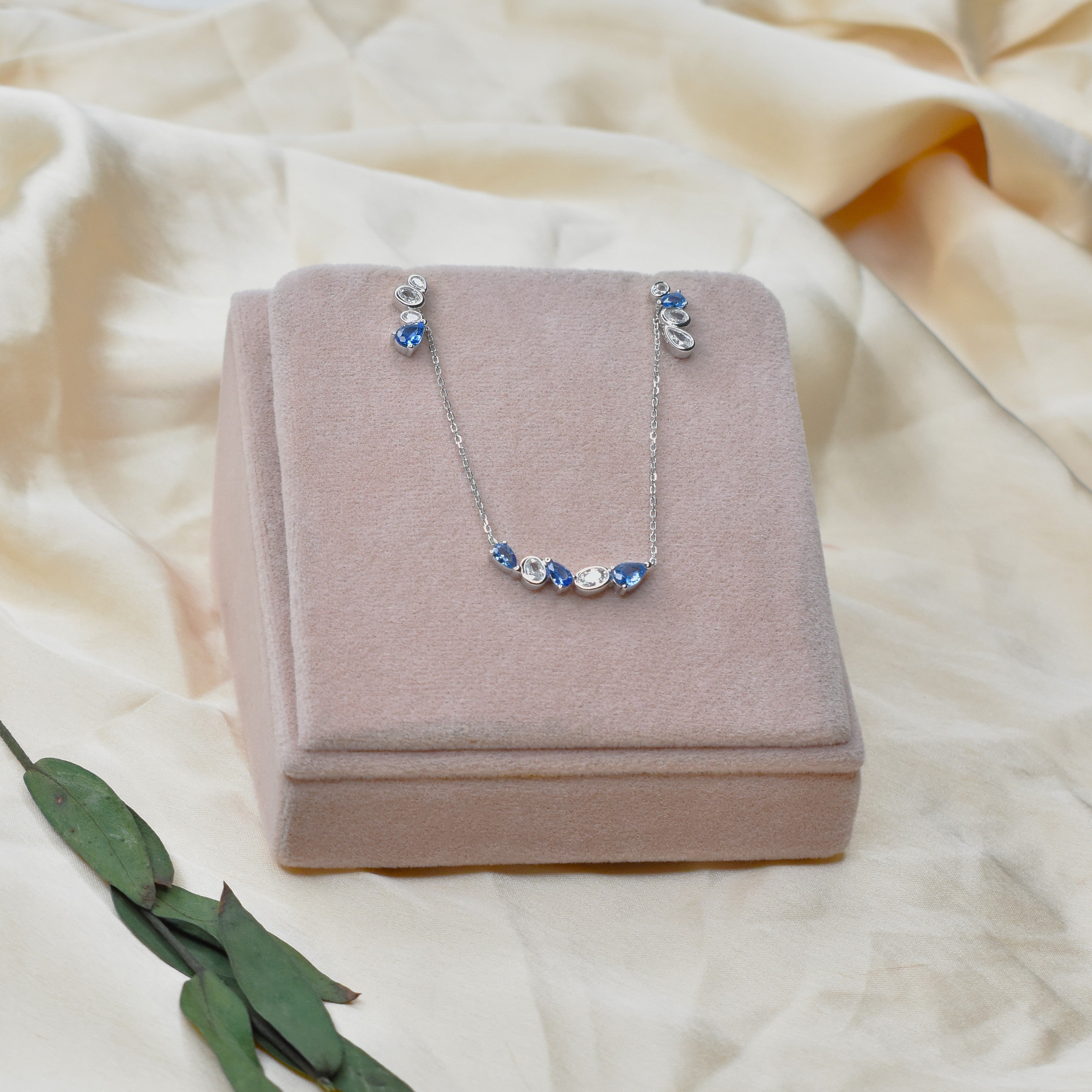 Dark Aqua Pendant Set