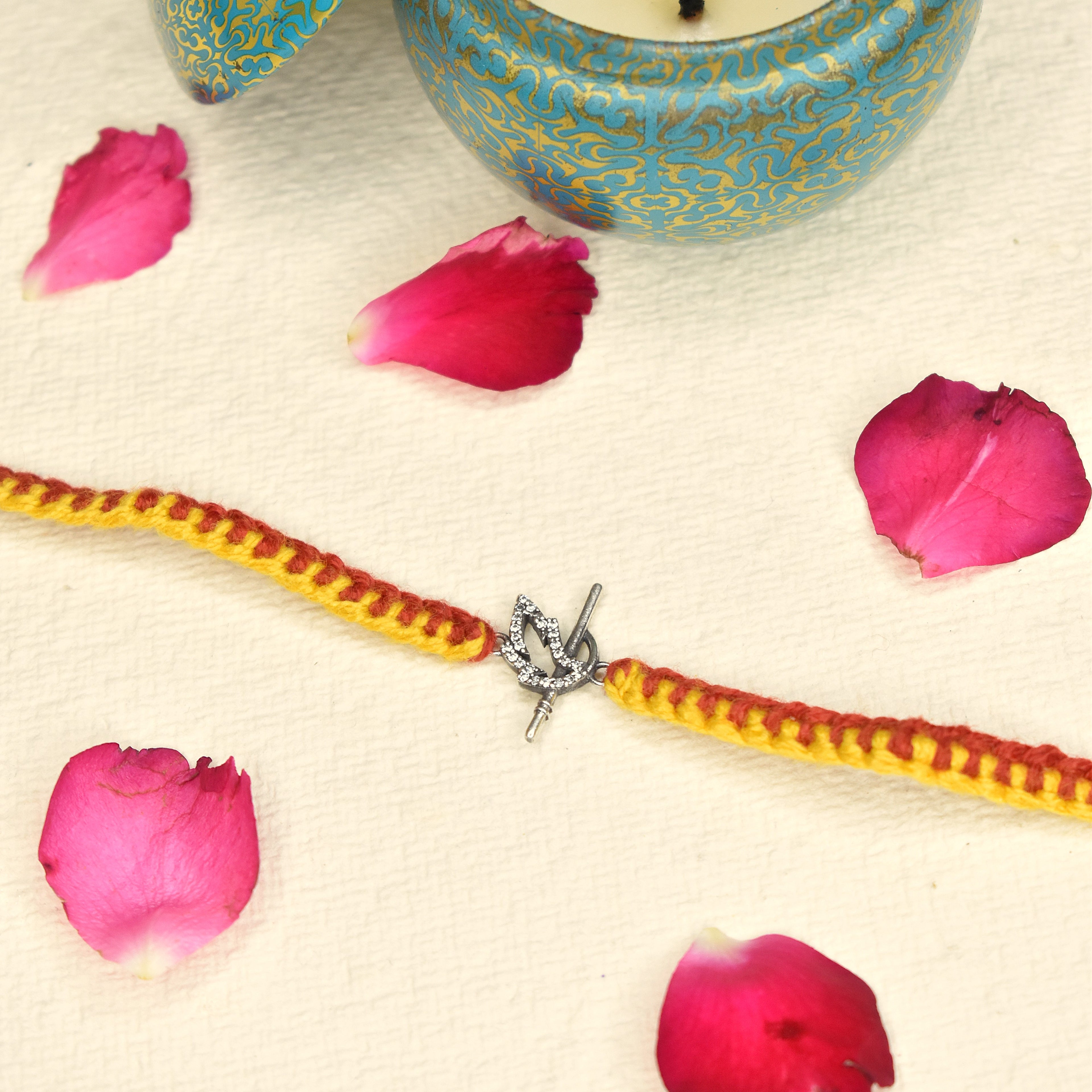 Murli Sterling Silver Rakhi