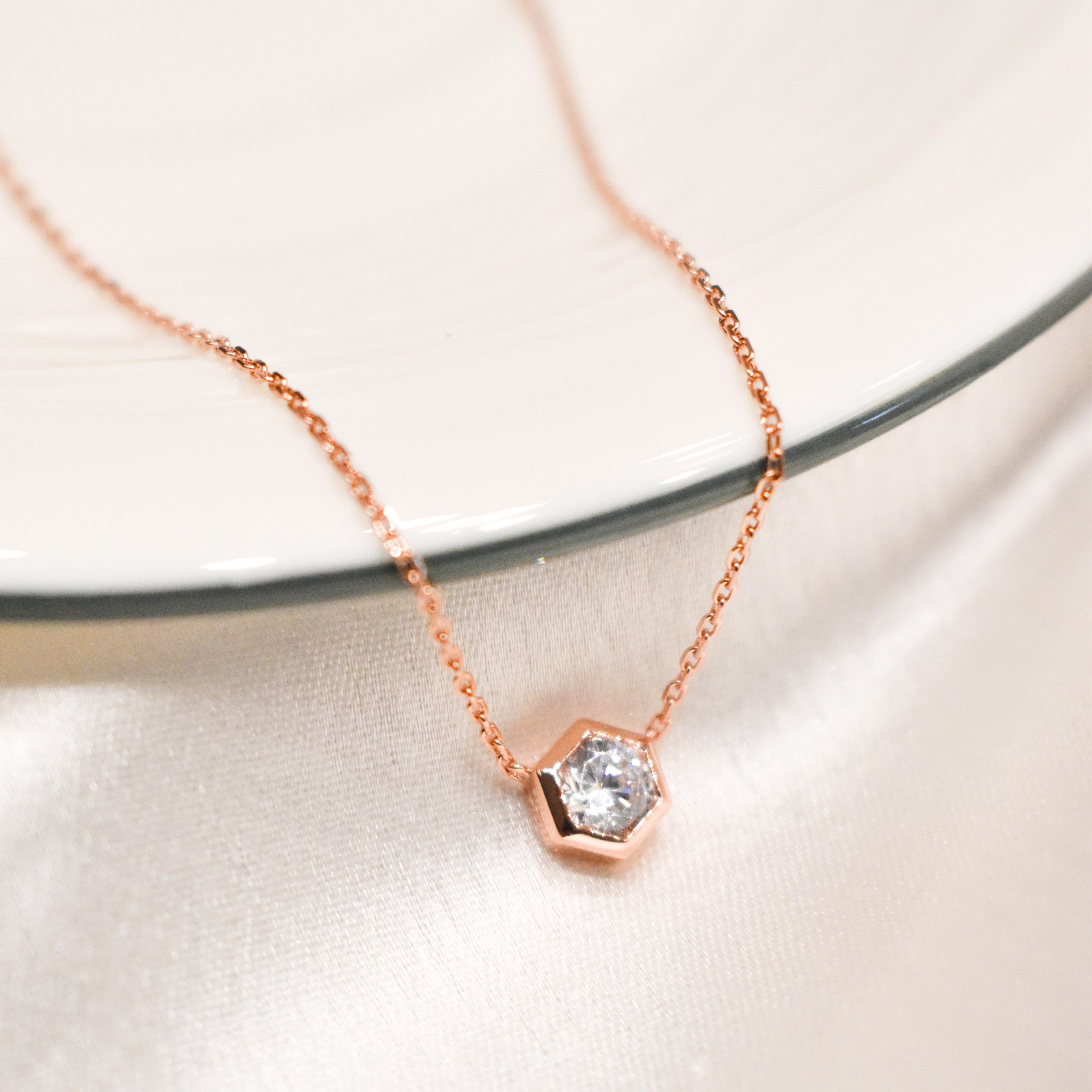 Cute Rosegold Pendant Chain