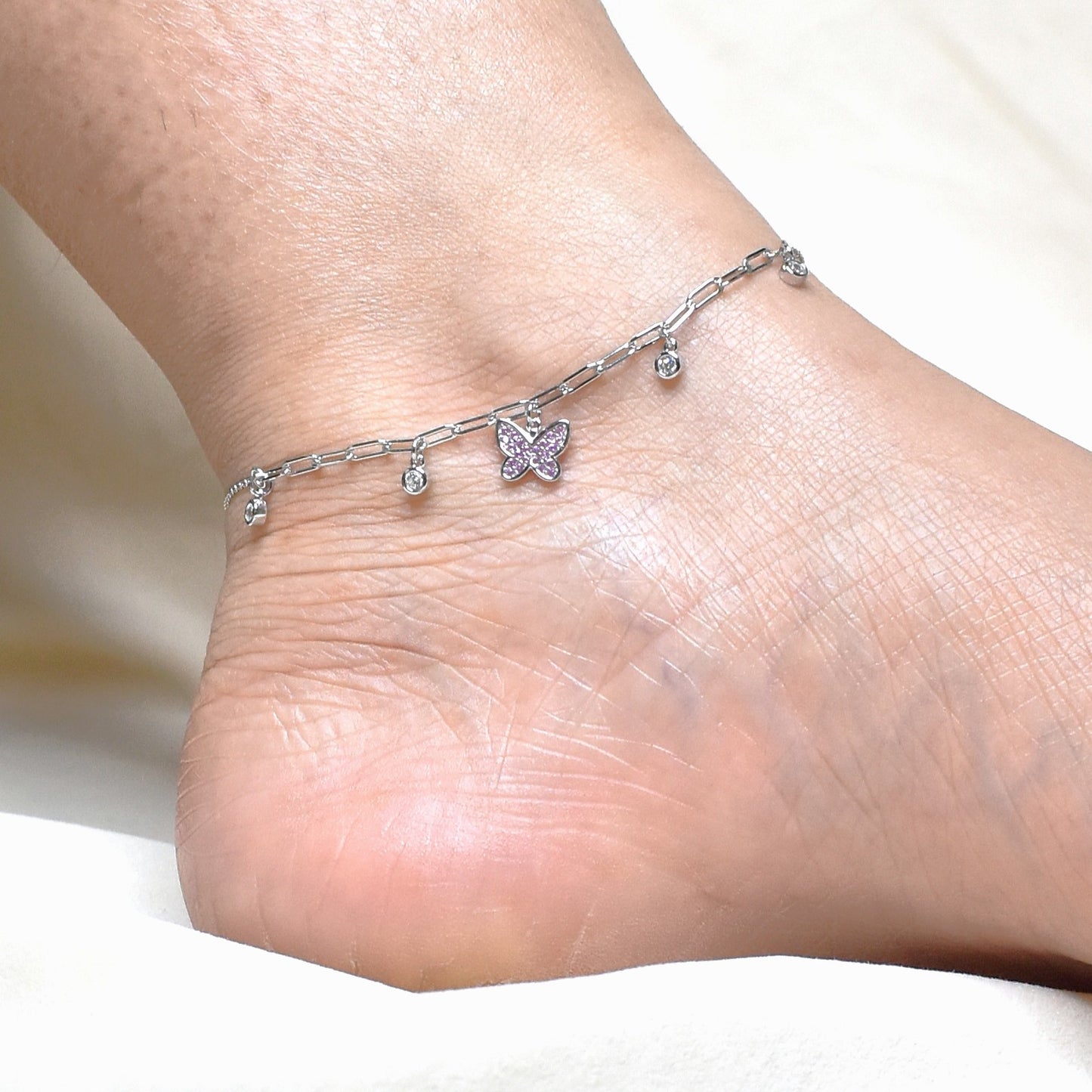 Blush Wings Anklet