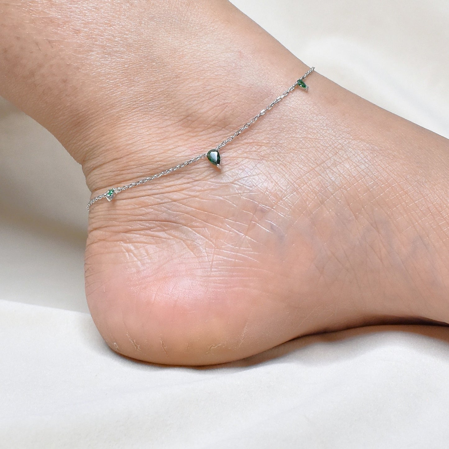 Emerald Anklet