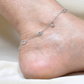 Diamond Evil Eye Anklet