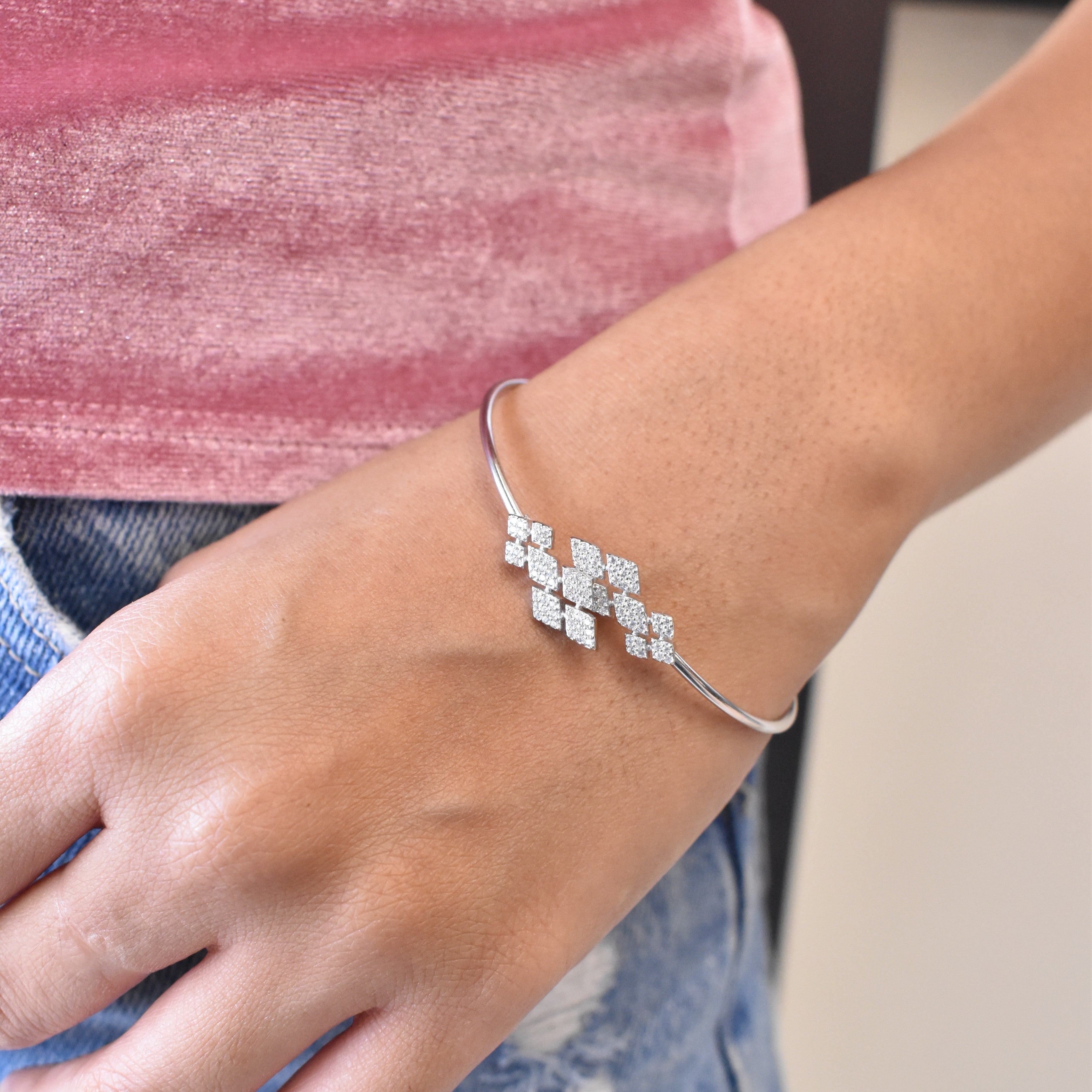 Elegant Sterling Silver Bracelet