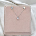 Cute Solitaire Pendant Set