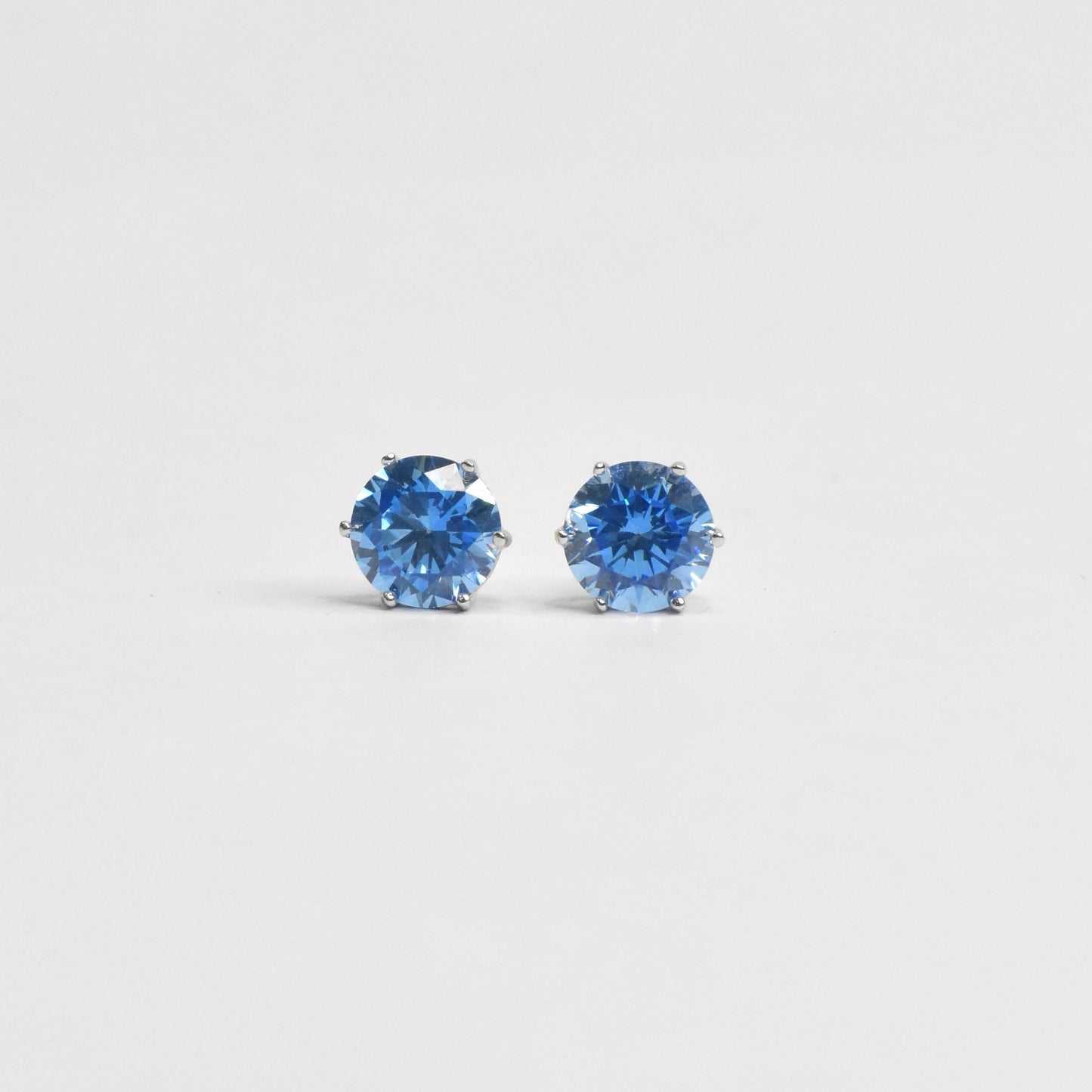 Warm Blue Stud Earrings