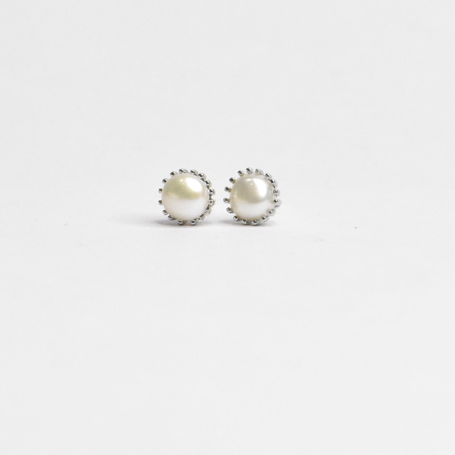 Pearlescent Stud Earrings