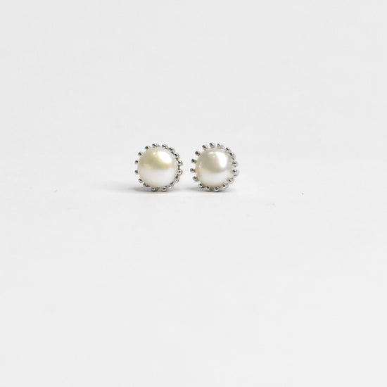 Pearlescent Stud Earrings