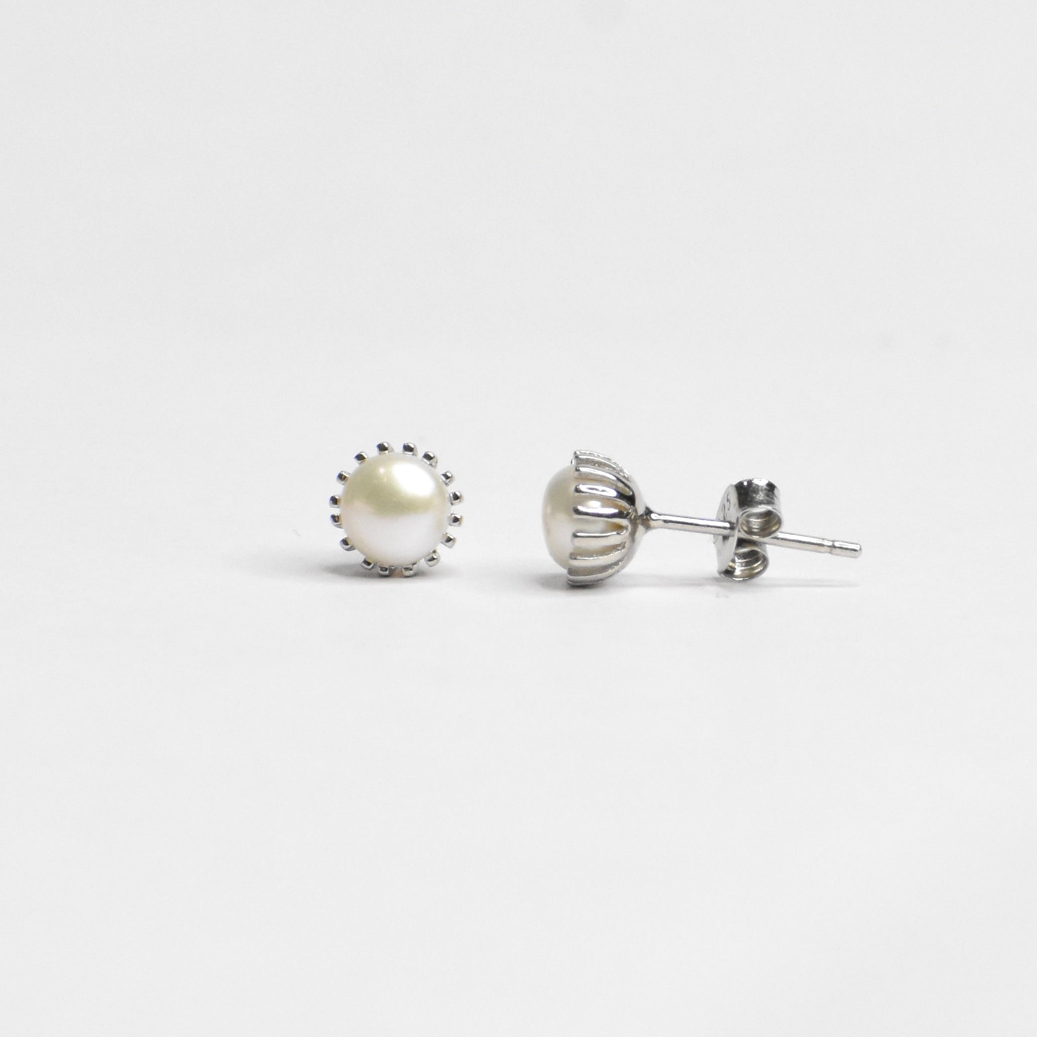 Pearlescent Stud Earrings