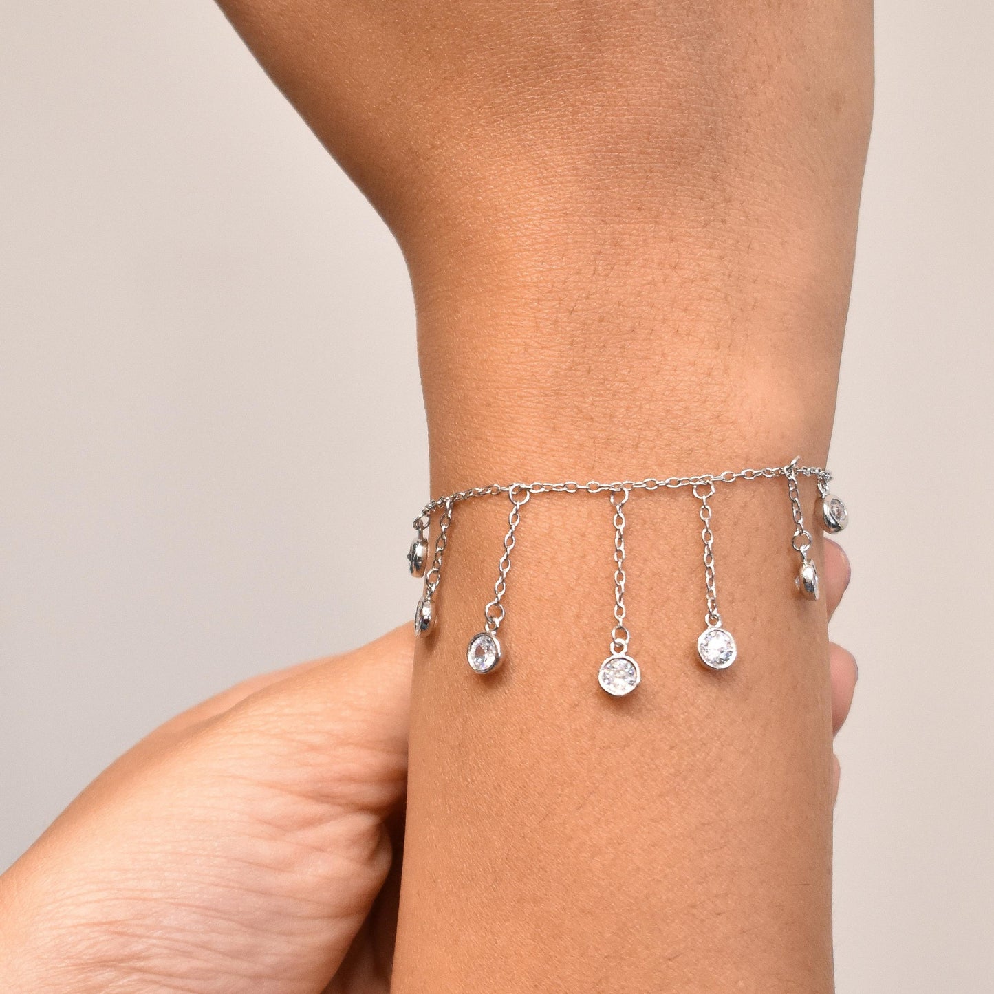 Cute Charms Silver Bracelets - Main Image