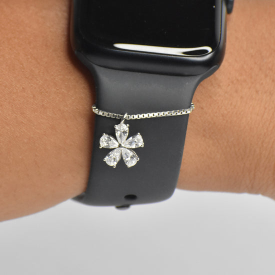 Dazzling Flower Watch charm