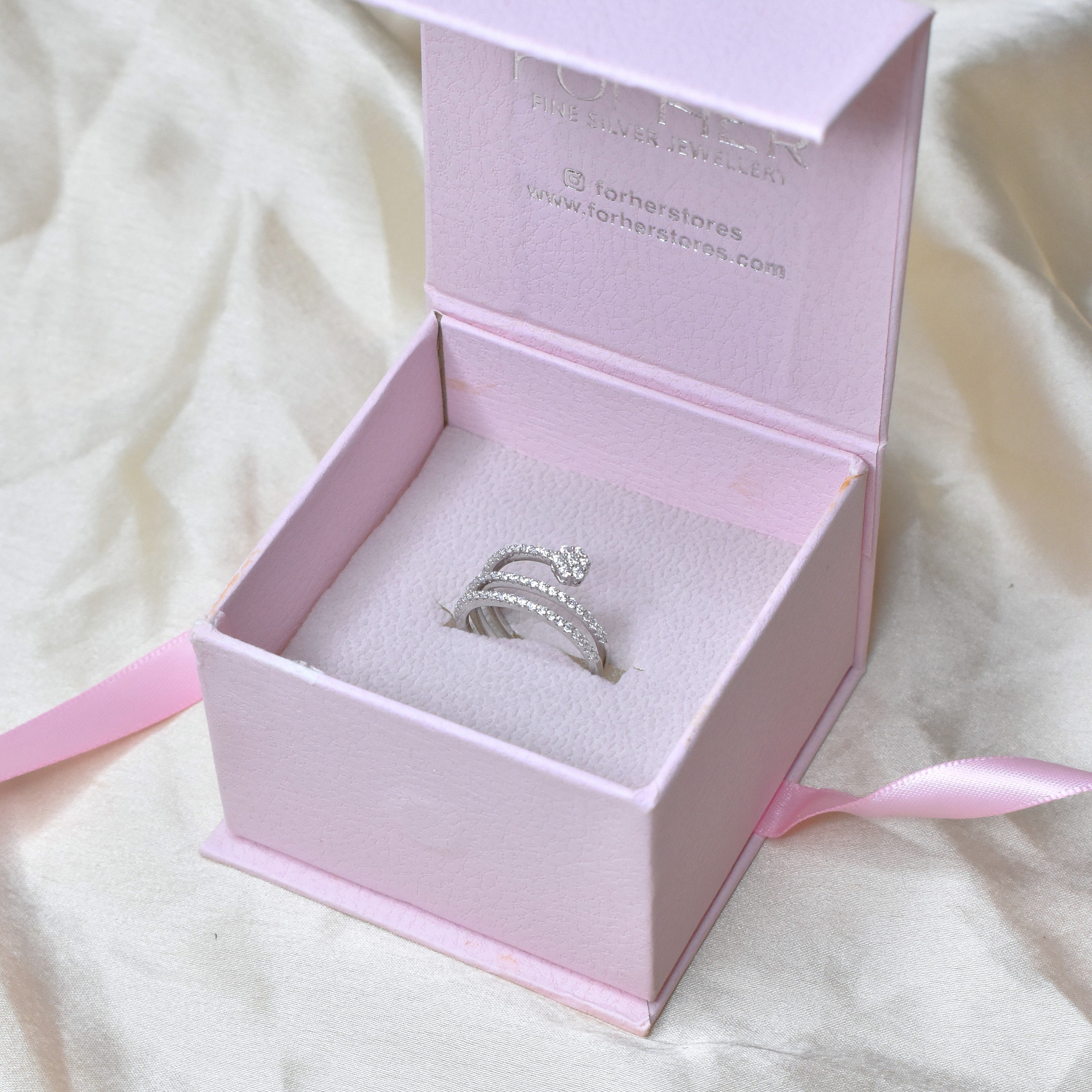 Flora Spiral Ring