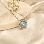 Fluid Evil Eye Pendant Chain