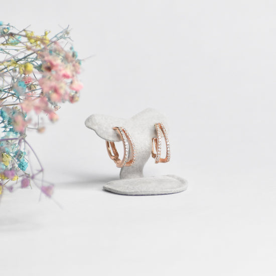 Ragalia Rosegold Hoops