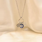 Peace Out Evil Eye Pendant Chain