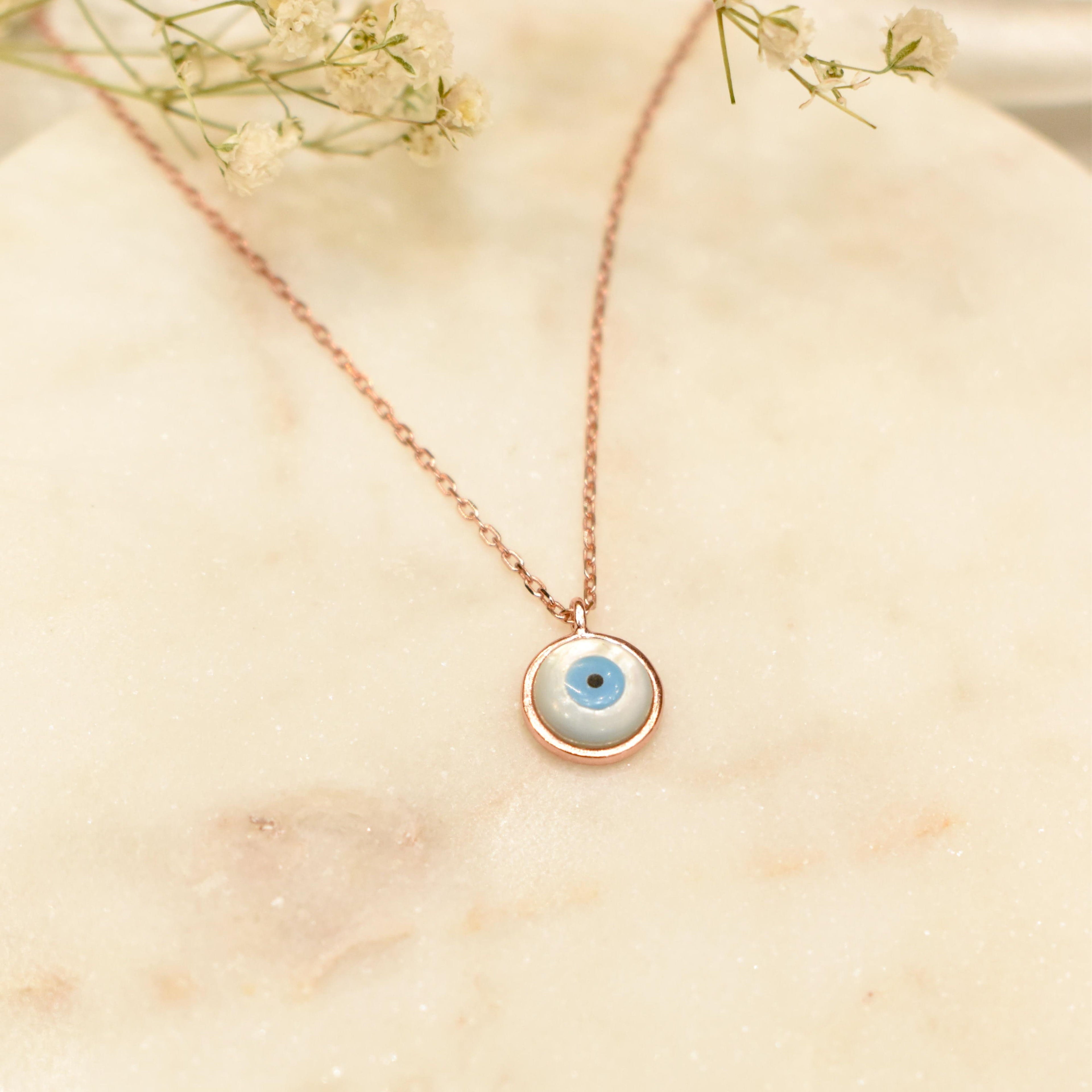 Evil Eye Pendant with Chain