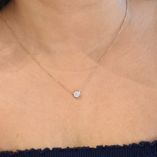 Cute Rosegold Pendant Chain