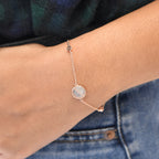 Elegant Disk Rosegold Bracelet