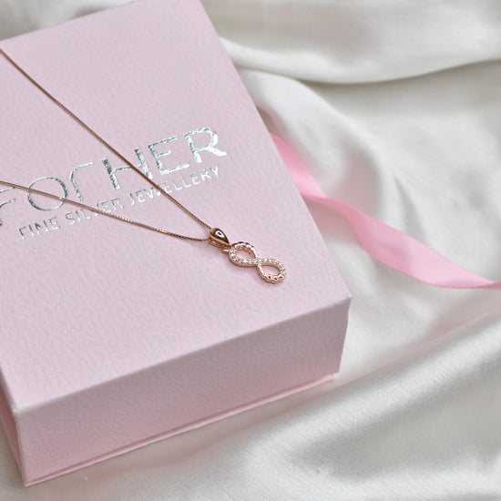 Infinity Rosegold Necklace