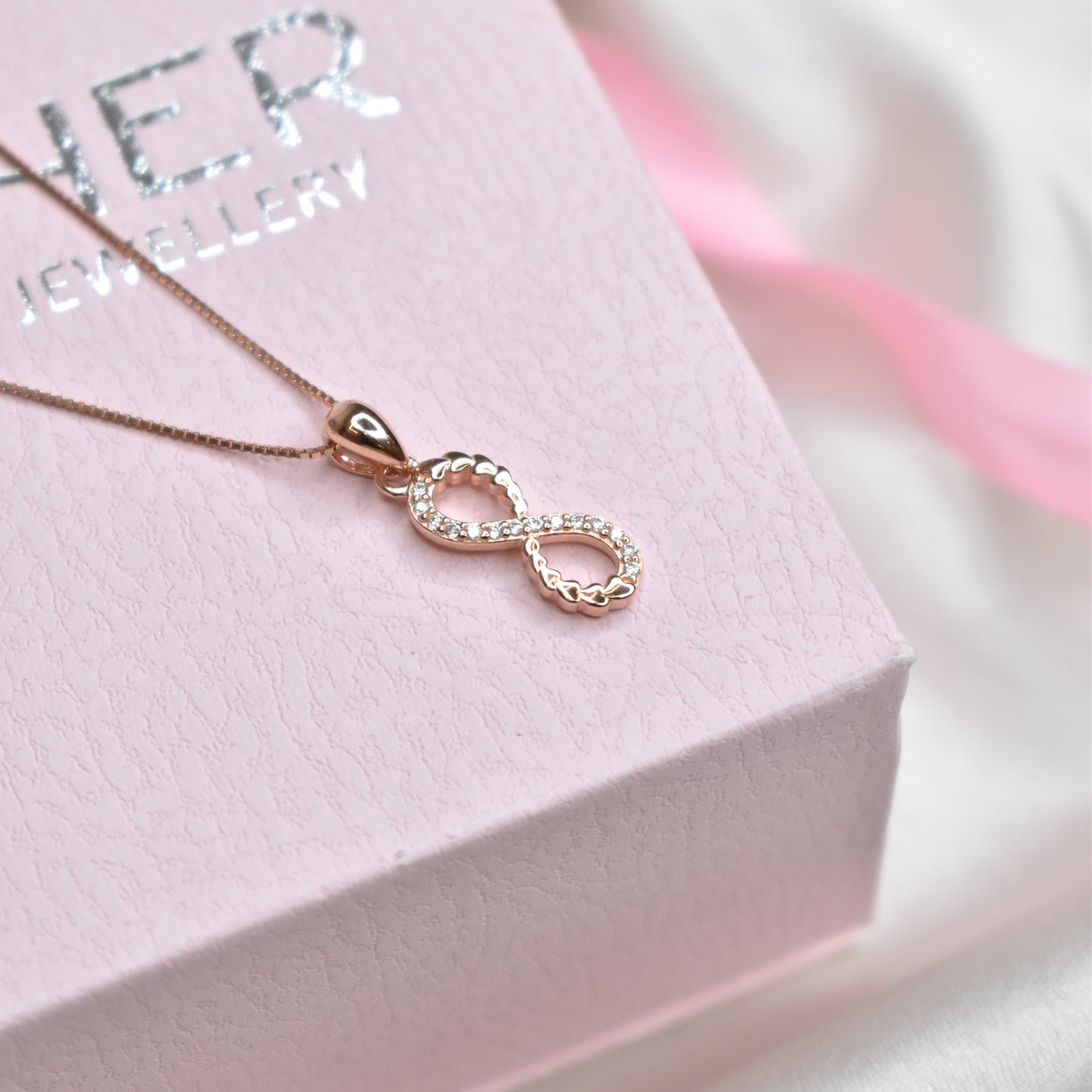 Infinity Rosegold Necklace