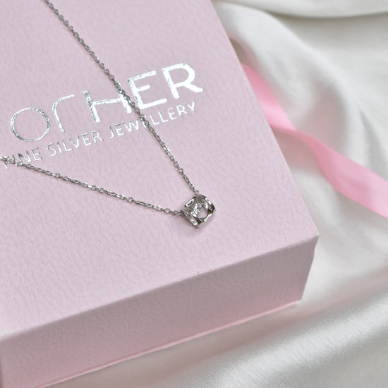 Square Diamond Necklace