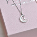 MOP Moon N Star Necklace