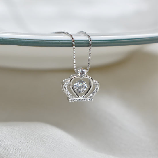 Crown Diamond Necklace